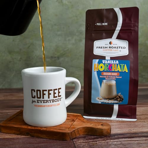 Image of Fresh Roasted Coffee, Vanilla Horchata Flavored Drip Ground Coffee, Medium Roast, Kosher, 12 oz