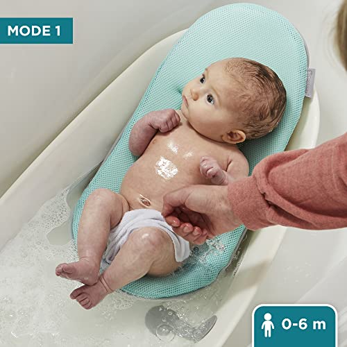 Contours Oasis 2-Stage Comfort Cushion Infant And Baby Bathtub, Plush Silicone Cushion, Quick-Dry Newborn Bath Tub, Baby Bathtub Newborn To Toddler - White #TOP1