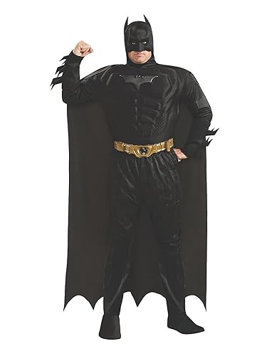 Disfraz de Batman Rubie's para hombre, talla grande, Dark Knight Rises, de lujo,