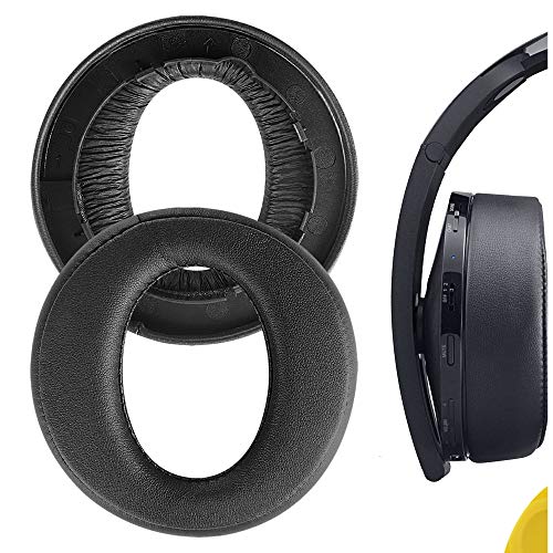 Geekria QuickFit Ear Pads Replacement for Sony PlayStation Platinum, PS4 Platinum Wireless Headphones (Not Compatible with PS Gold 2018), Repair Parts (Black)