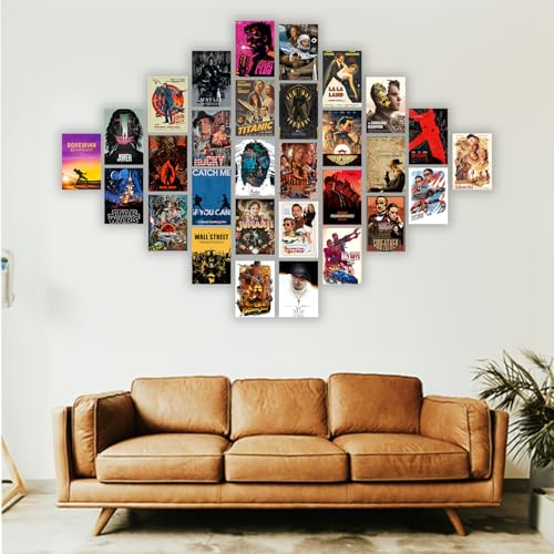 Image of Wallgasm Hollywood Movie Posters - Set of 30, 4x6 Inches Posters | Poster Set For Room, Wall Art for Bedroom, Gym, Office