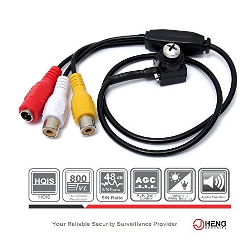 Jcheng Mini Hidden Screw Camera 800TVL hqis Spy