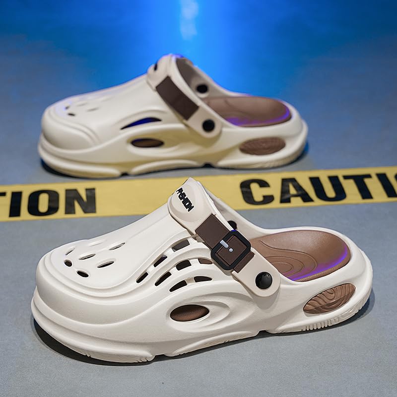 Image of MAIZUN Garden Clogs Shoes for Mens Womens Outdoor Slip-on Beach Sandals