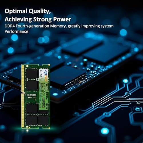 Image of 32GB DDR4 2666MHz Laptop /Notebook RAM (Memory) SO-DIMM | PC4-21333, CL-19,(2RxDual Rank) 3 Year Warranty (Made in India)