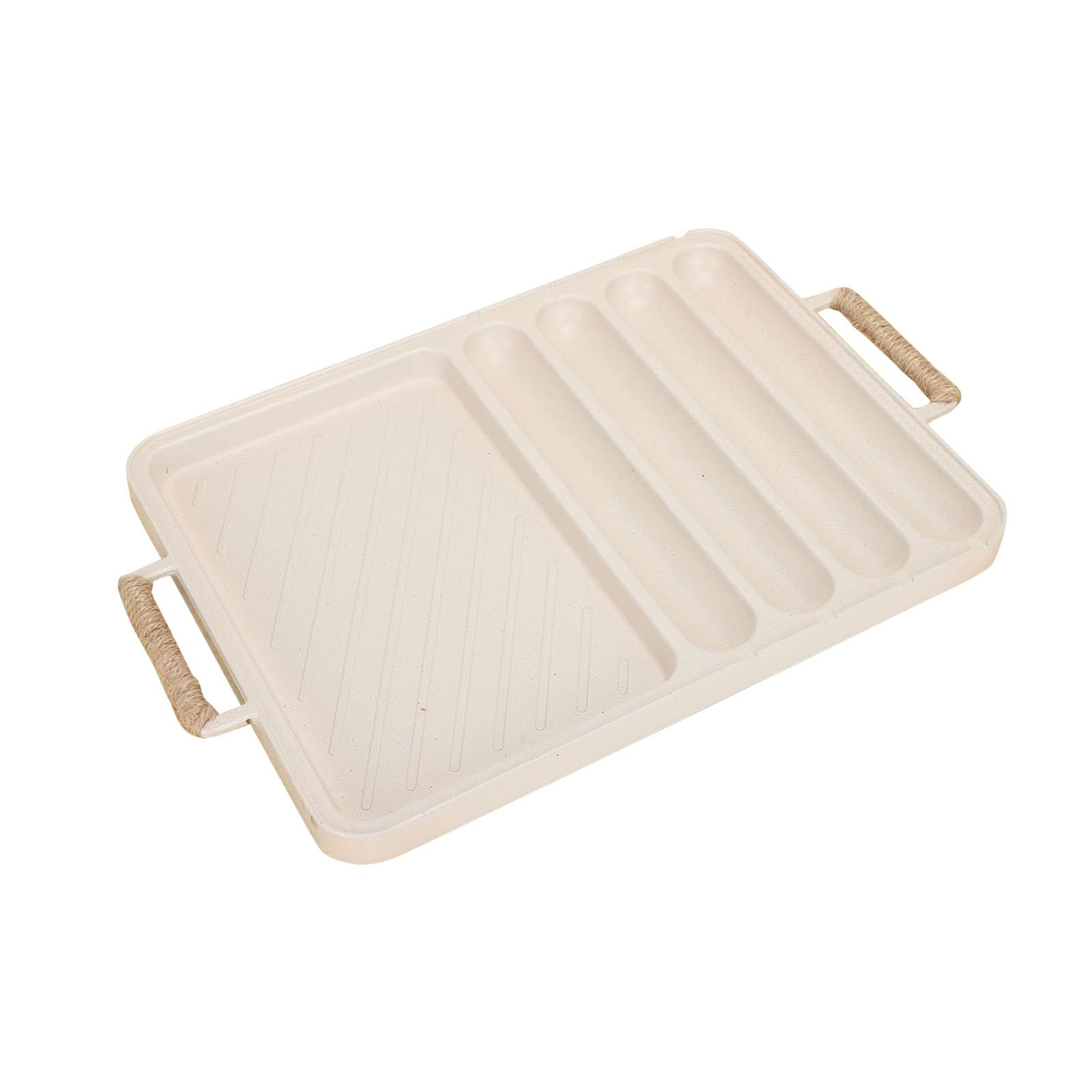 Piceioep Outdoor Cookware with Flat and Textured Surfaces for Even Heat Spread Outdoor Cooking Equipment