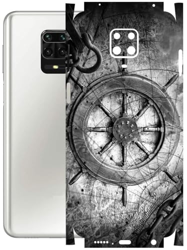 Image of AtOdds - Full Body Back Screen Guard Protector Film - Lamination Wrap Skin Sticker Compatible with REDMI Note 9 PRO MAX | Scratchproof Matte Finish (Voyage)