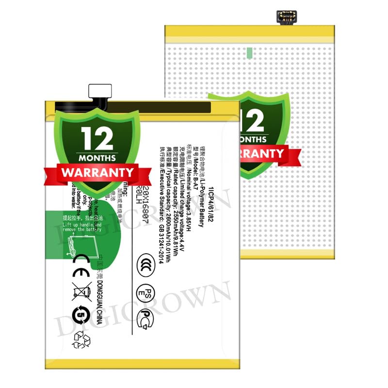Image of Original B-A7 Battery Compatible for Vivo V3 - (2600mAh) - 1 Year Warranty DF7