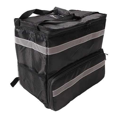 lvifloae 50L Insulated Takeaway Backpack Strap Large Capacity Reusable Takeaway Food Insulated Backpack Suitable for Delivery Outdoor Camping