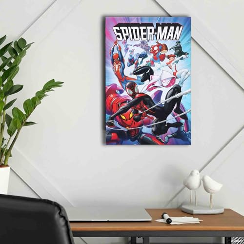 Toile Spider-Man Open Road Brands : grande déco murale Marvel pour cinéma maison - 5