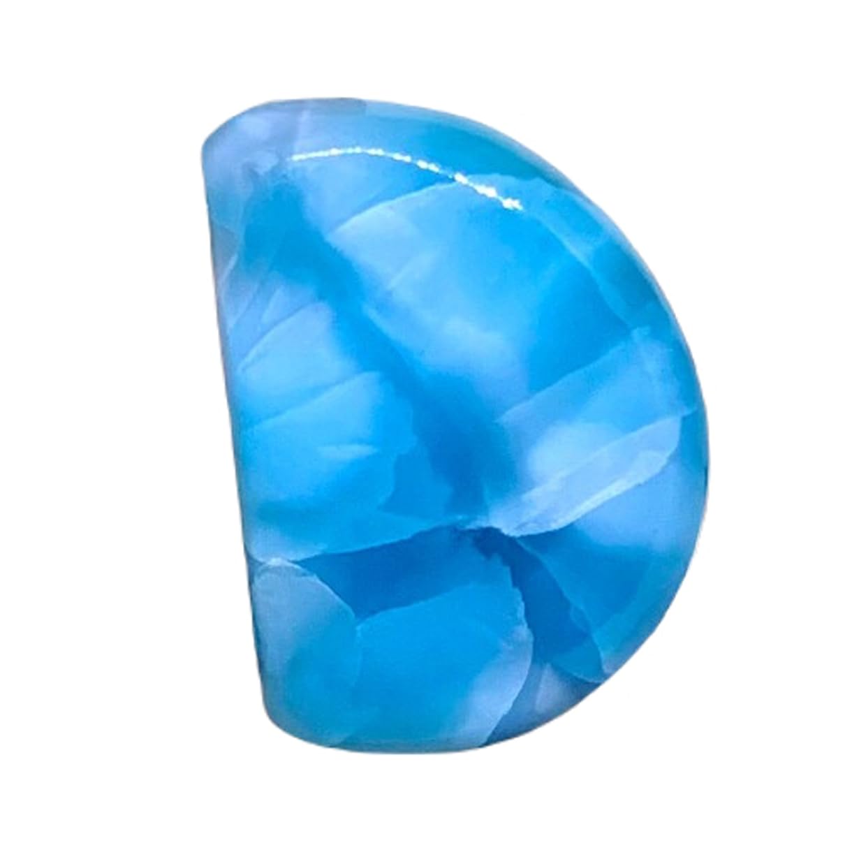 Larimar naturel en cabochon pour façonner un pendentif bohème chic unique