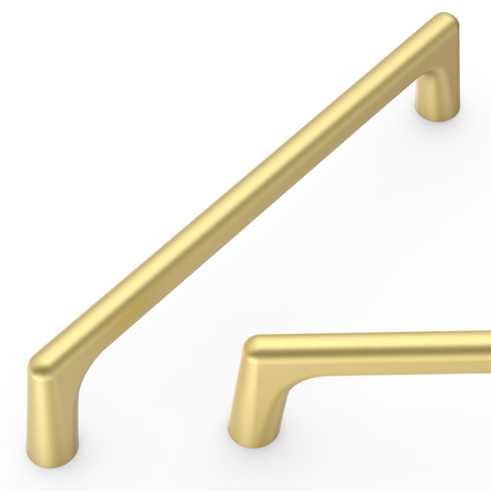 Amerdeco 30 Pack Brushed Gold Cabinet Pulls 5 Inch(128MM) Hole Centers Kitchen Cabinet Handles Hardware Kitchen Handles for Cabinets Cupboard Handles