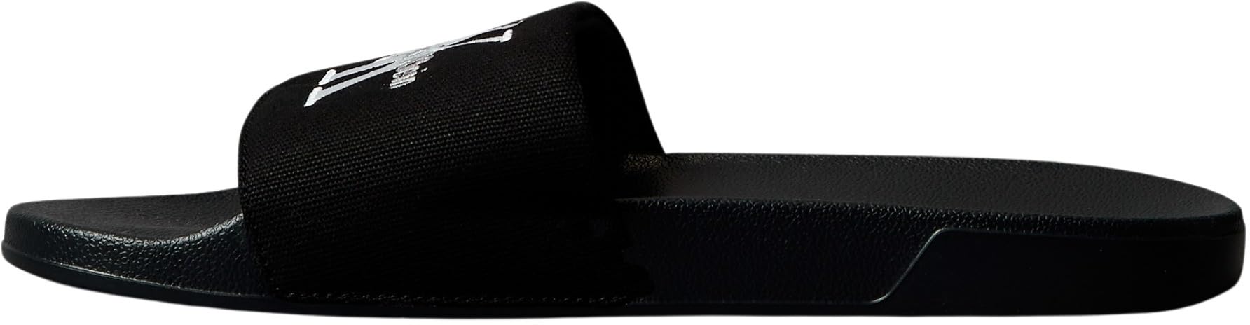Calvin Klein Men's ESS SLIDE CV YM0YM01393 Slides, Black (Triple Black), 6.5
