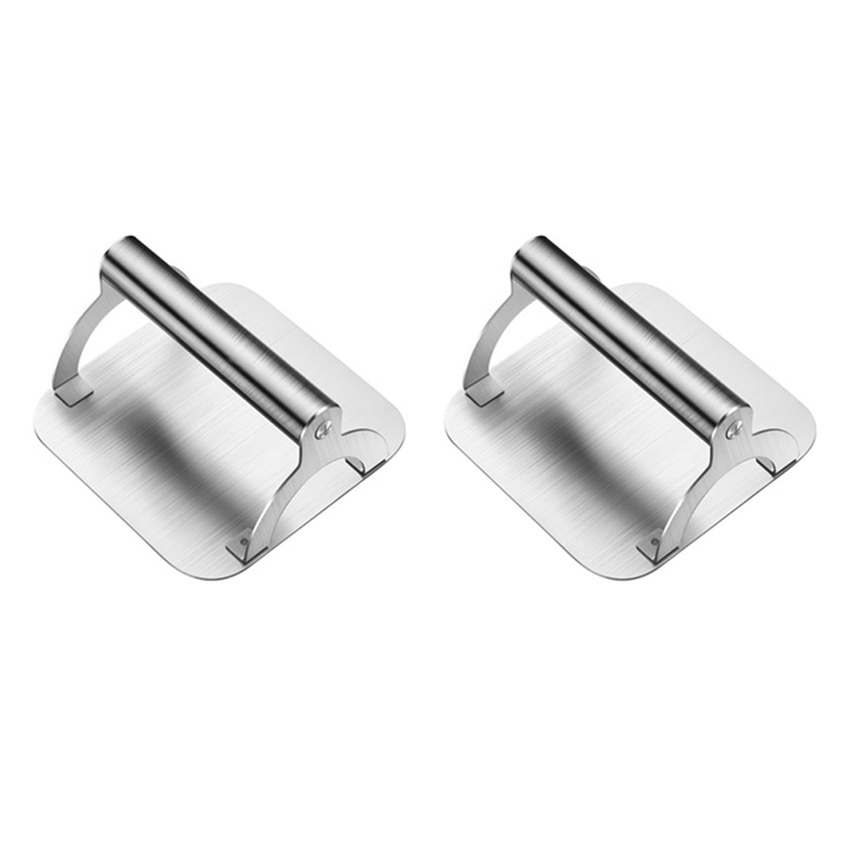 Hndhbfgrt 2X Kitchen Stainless Steel Steak Weight/Bacon Press with Handle, Heavy-Weight Grill Press Commercial Grade Burger