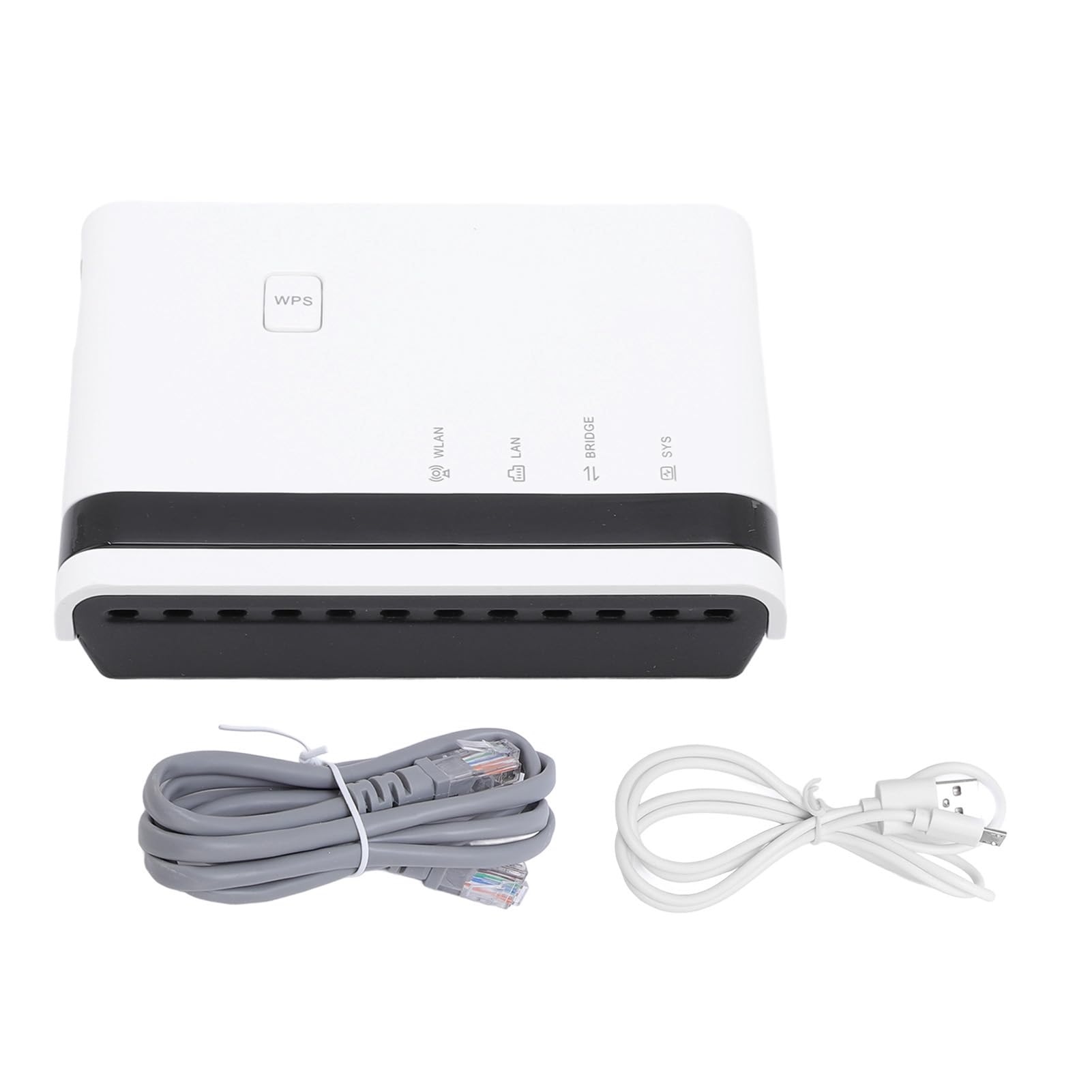Server di stampa per stampante USB, server stampante di rete 10/100Mbps con cavo Ethernet RJ45, supporto USB Print Server 4 stampanti, Plug and Play (spina USA)