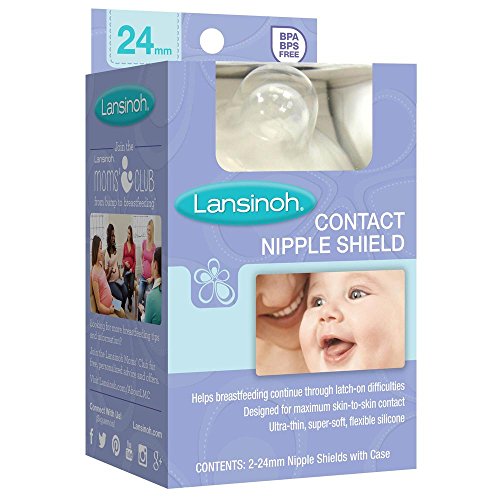 Lansinoh Contact Nipple Shields, 2 Count (6 Pack)