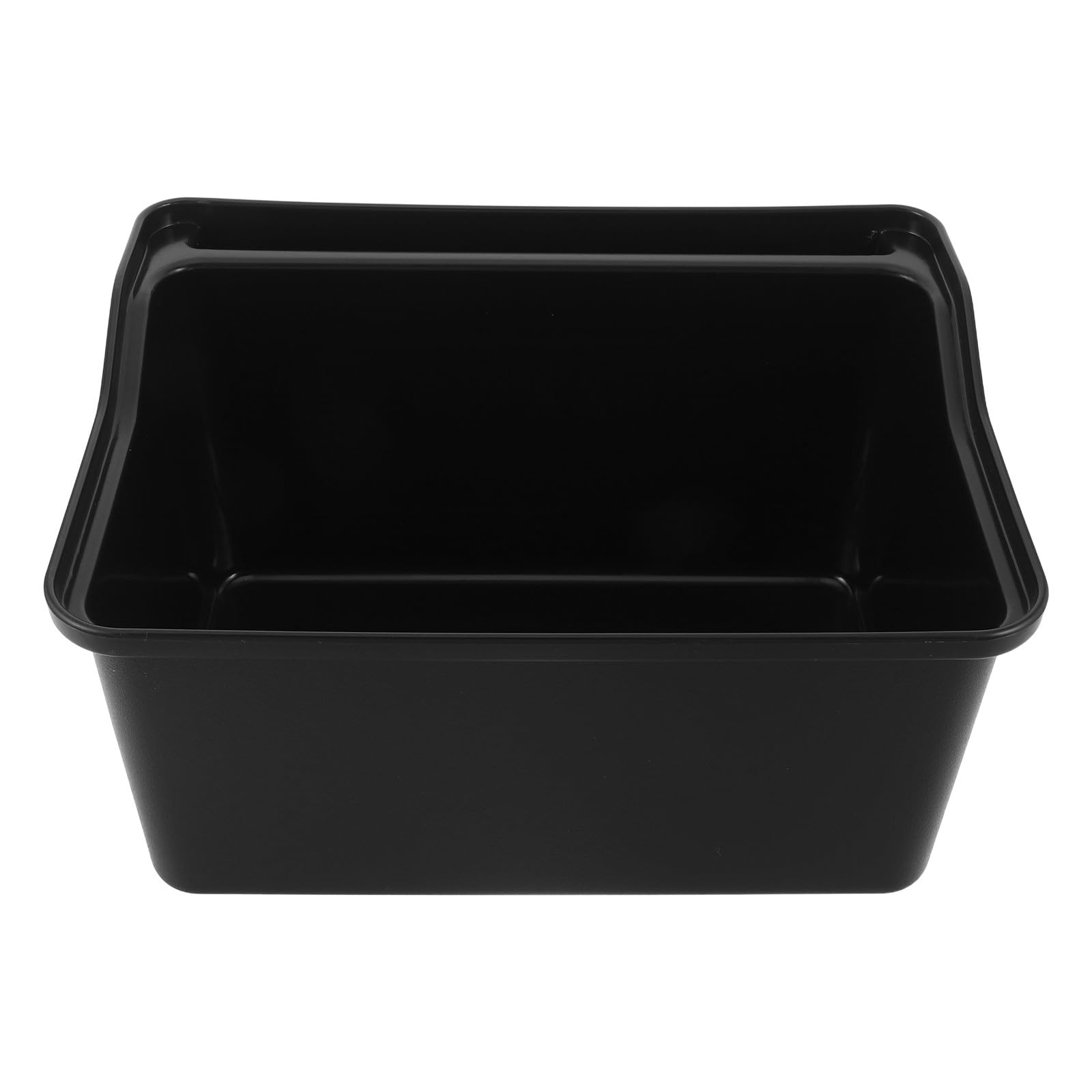 Poubelle de Nettoyage Portable Noire en Plastique pour Chariot Utilitaire | 12, 97 X 9, 04 Pouces, Support de Seau Suspendu, Organisation des Fournitures en Milieu Professionnel