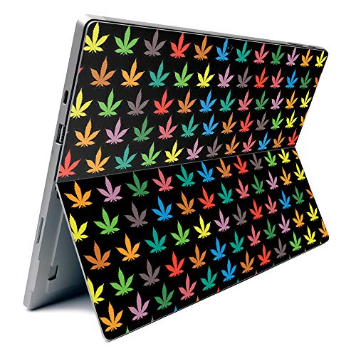 Image of MightySkins Carbon Fiber Skin for Microsoft Surface Pro 7 - Sticky Icky Icky | Textured Carbon Fiber Finish | Easy to Apply, Remove, and Change Styles | Made in The USA