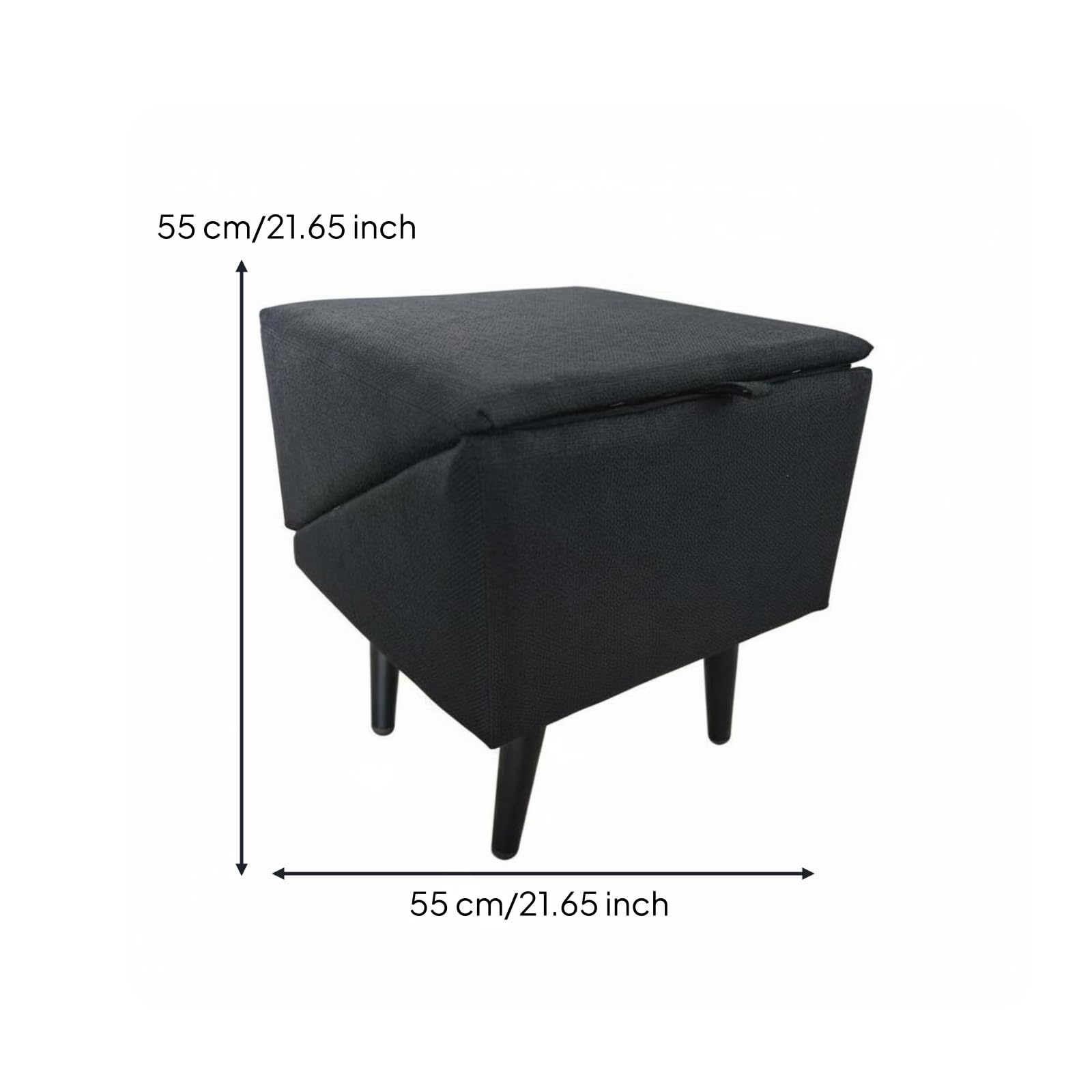 Escalera para Perros Plegable Multifunción Rampa Plegable para Mascotas Accesorio de Madera Acolchado Superficie Suave para Apoyo Adecuada para Ayudar, Negro, Lino De Algodón