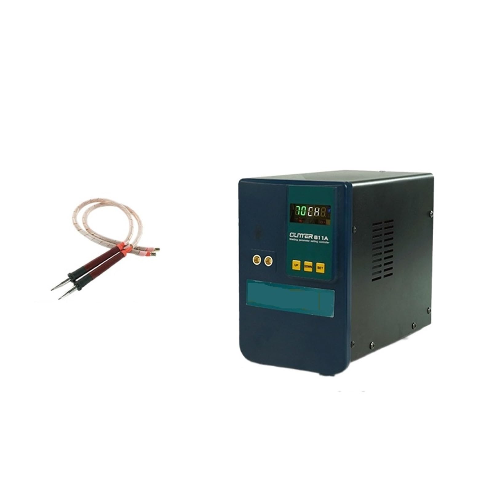 Zgrzewarka Punktowa Zgrzewarka Punktowa Impulsowa Do Akumulatora Litowego Ze Zdalnym Lutowaniem 75A Pen Sprzęt Miedziany łAtwa W UżYciu(811A 22.8kw Welder)