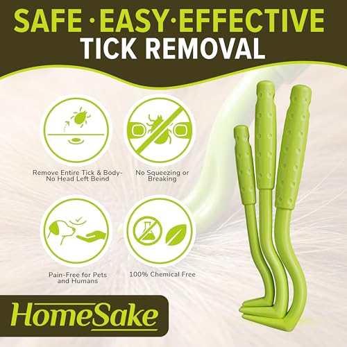 Homesake 3-Pack Tick Removal Kit