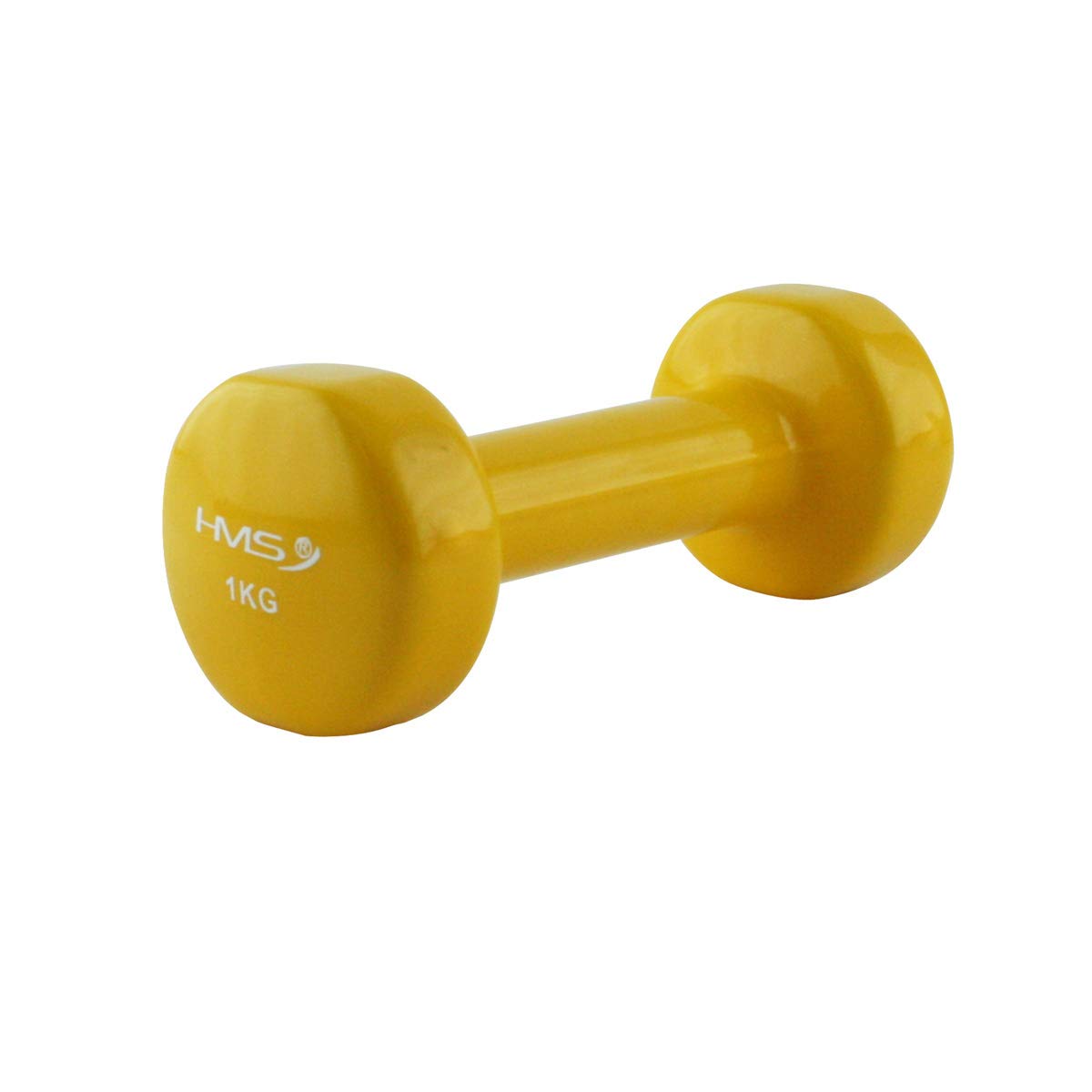 HMS Unisex's 17-47-002 5907695504651 CAST Iron Dumbbell Covered with Vinyl, Black, One Size