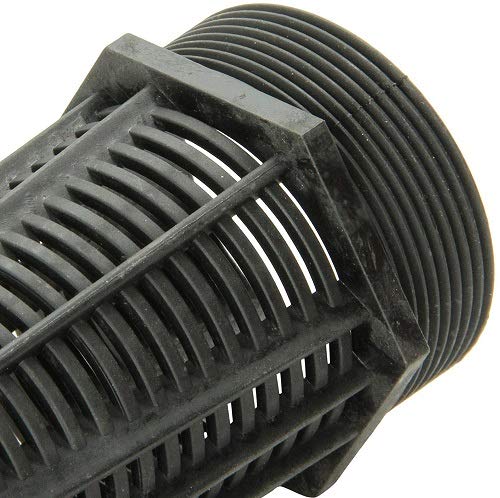 Lifegard Aquatics Threaded Suction Overflow Strainer for Fish Aquariums – High-Impact Resistant Black PVC – Space Saver Strainer to Extend Past the Bulkhead – Reduces Pump Damage – 2 Inch - Thumbnail 3