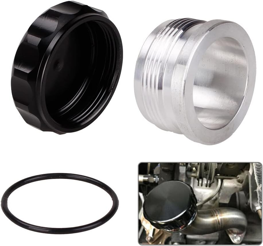 2.5 Inches Car Fuel Tank Filler Cap,Weld Billet On Filler Neck Cap Aluminum Alloy Fuel Tank Filler Necks Fuel Water Tank Filler Neck Cap Replacement