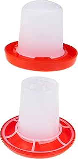 BCOATH Plasticos Para Comida Pigeon Feeder Poultry Waterer Poultry Water Feeder Chicken Water Cups Poultry Chicken Water Jar Poultry Feeding Container Chick Feeder Bucket 1 Set