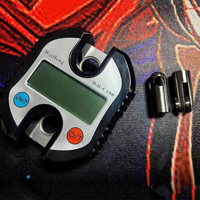 Spring Grip Dynamometer, Digital Display Grip Dynamometer, Maximum Load 330Lbs/150kg, Flexor Muscle Training/Special Strength Data Test, with Adjustable Handle,A