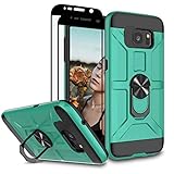 Jeylly Galaxy S7 Case with [2 Pack Tempered Glass Screen Protector], [Military Grade] [Built-in...