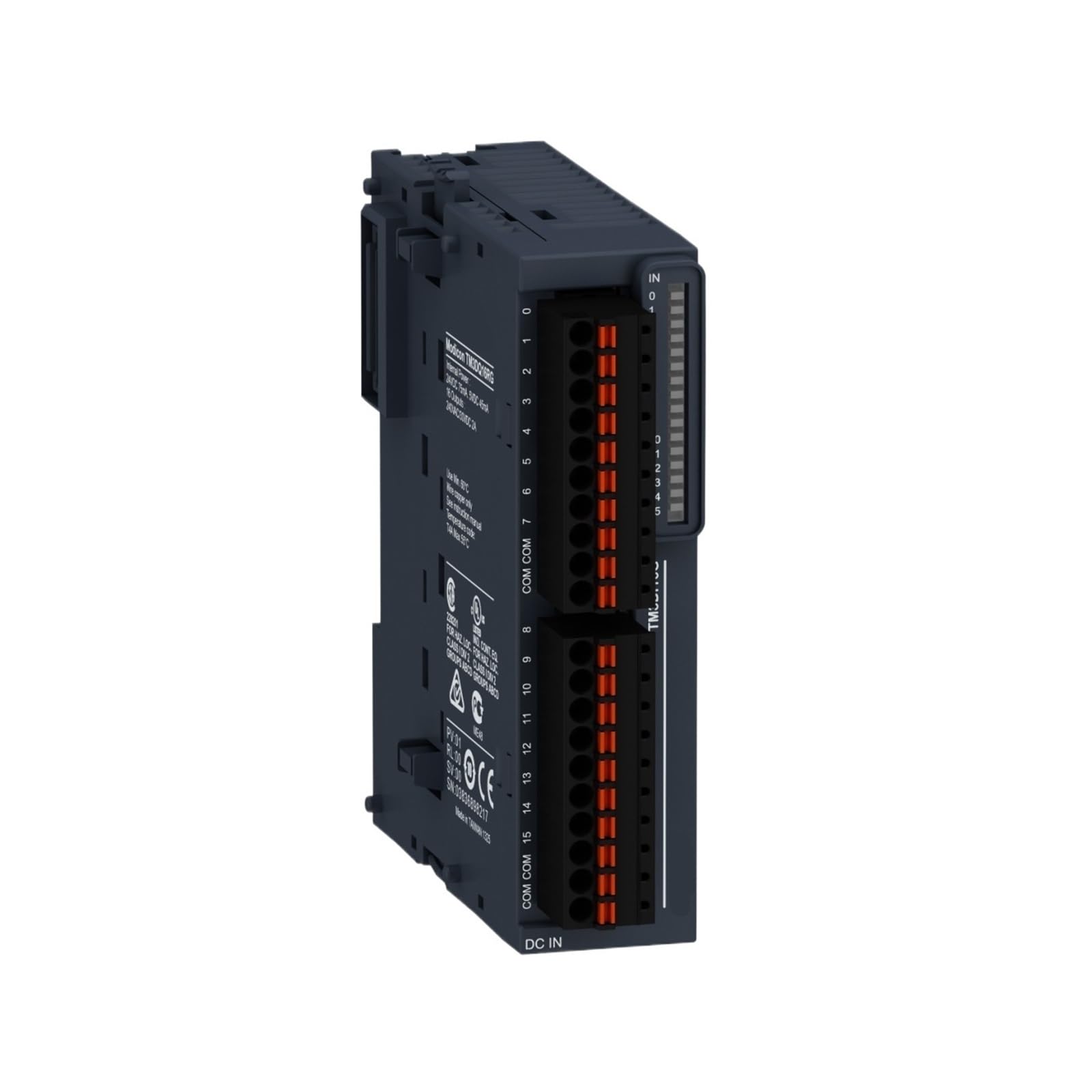 CJKXPZMH TM3DQ16RG output module,TM3, 16 relay outputs, 24V DC