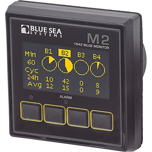 Image of Blue Sea Systems 1842 Monitor M2 OLED Bilge Monitor boating electrical equipment