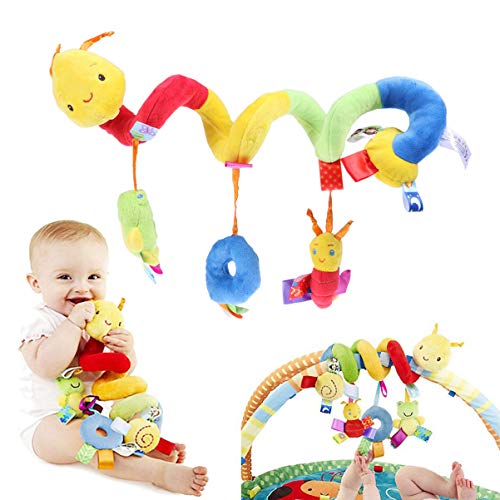 STOBOK Baby wieg hangen rammelen: autostoel spoor spiraal wieg cot speelgoed bed infant wandelaar speelgoed Pram hangend… - Image 3