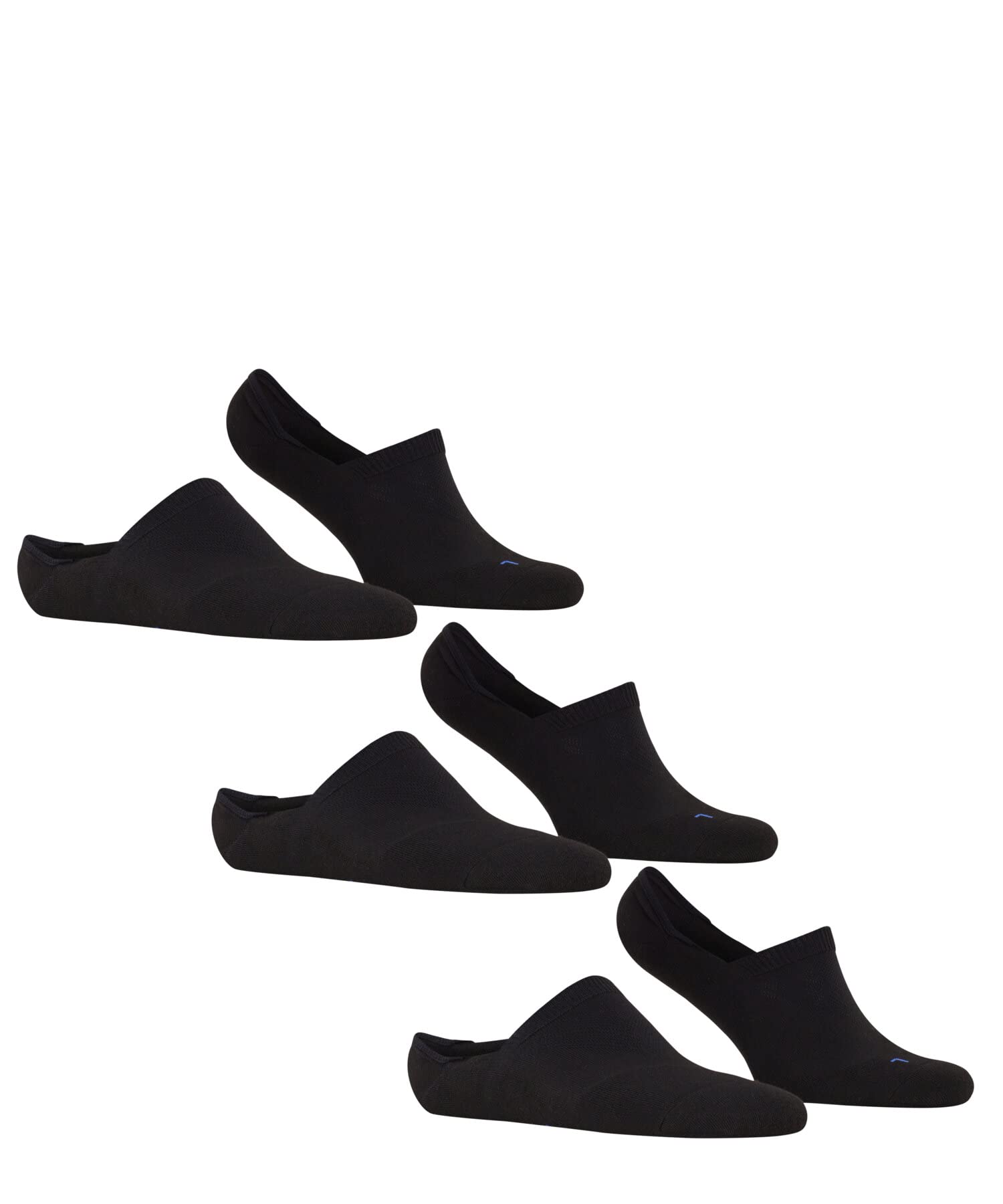 FALKE unisex adulto Cool Kick Invisible 3-Pack calzini fantasmini traspiranti filo funzionale imbottitura leggera suola felpata high cut rinfrescanti sportivi multipla confezione di 3 paia