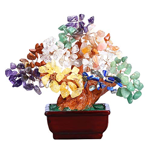 JSDDE Feng Shui Baum Dekoration Lebensbaum Geldbaum mit Harz Blumentopf...