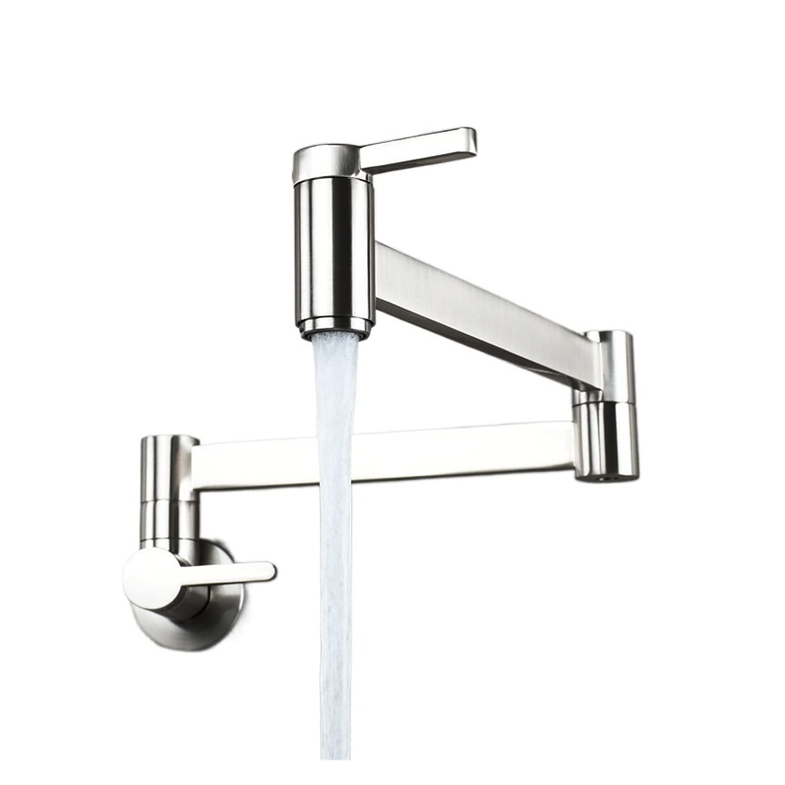 Robinet cuisine mural eau froide pour grand évier et pot