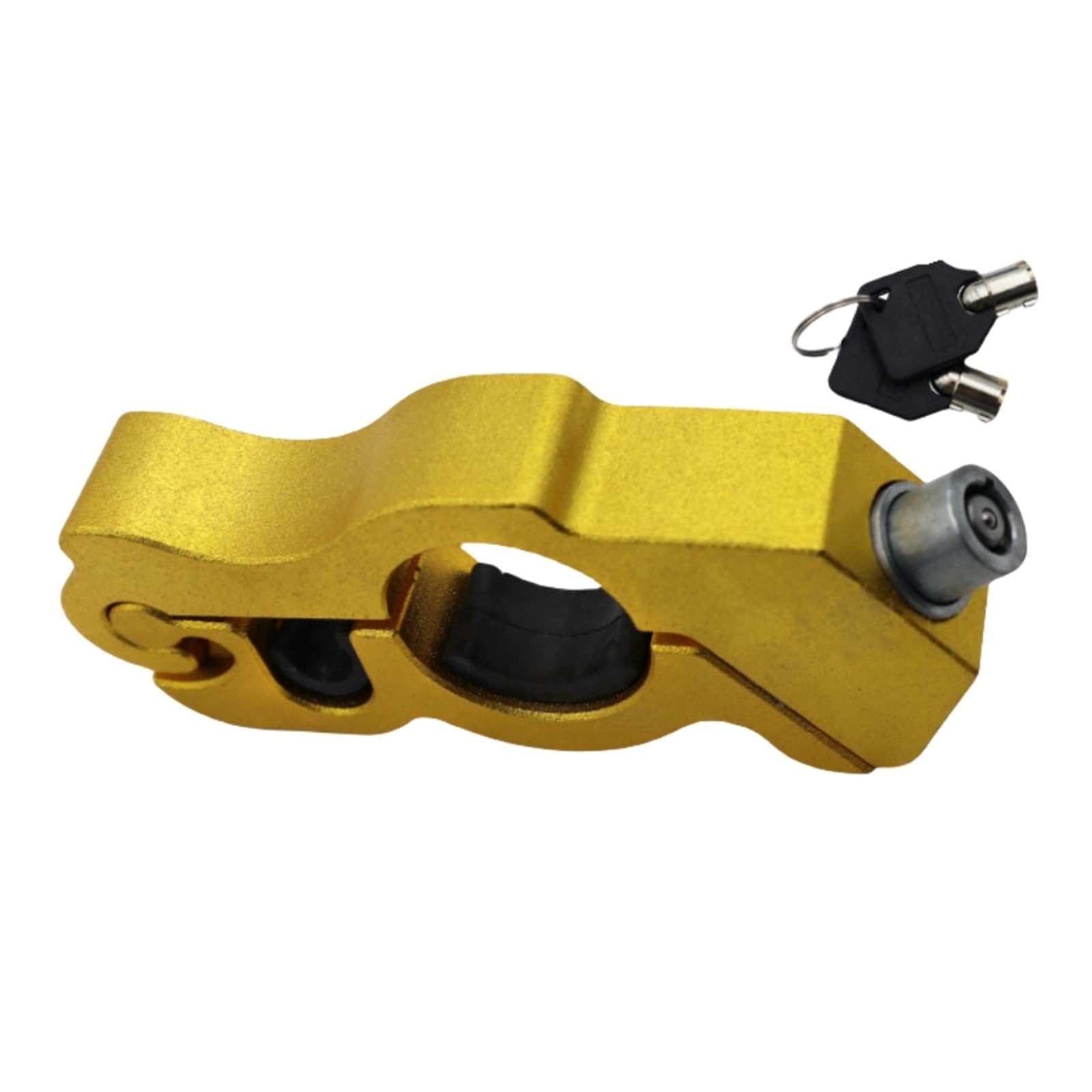 Poayuewr Golden Handlebar Lock,Brake Throttle Lock Motorbike Universal Handlebar Lock Scooter Rider Car Anti-Theft Portable Handle Brake