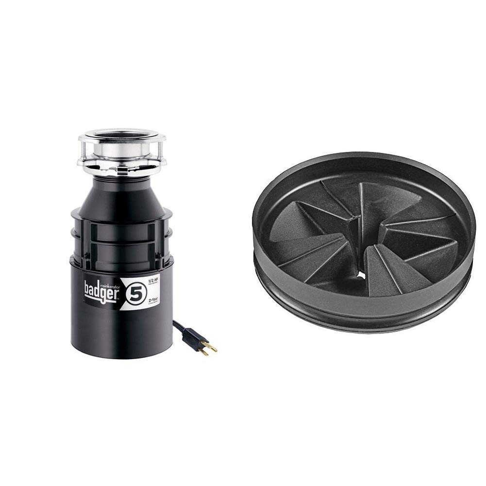 Buy InSinkErator Garbage Disposal with Cord, Badger 5, 1/2 HP