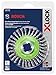 BOSCH WBX409 4-1/2 In. X-LOCK Arbor Stainless Steel Stringer Bead Knotted Wire Wheel For Applications in Difficult Brushing in Tight Places for Cleaning Welds