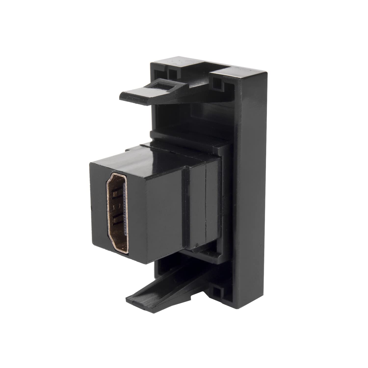 Maclean MCE720B HDMI Socket Outlet Modular Wall Outlet Flush Mount (HDMI socket, Black), HDMI Steckdose - Image 2