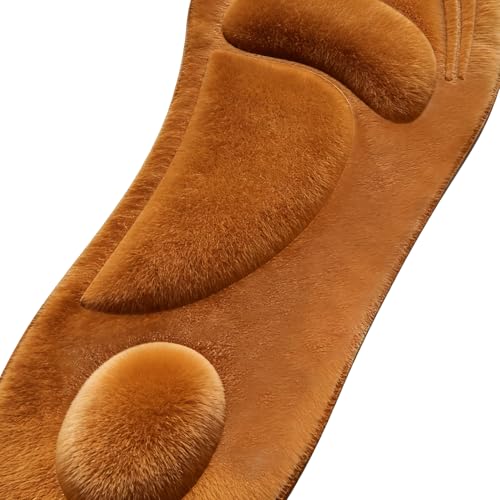 Plantillas térmicas cortas y cálidas de forro polar para hombres y mujeres miniatura 3