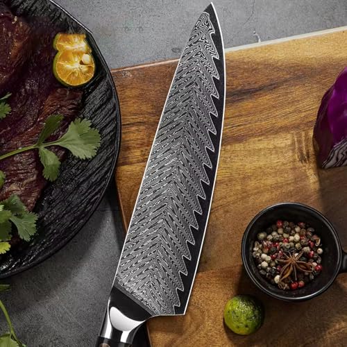 Set Cuchillos Cocina 9 Piezas Acero Inox miniatura 7