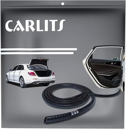 Protector de borde de puerta de automóvil, moldura de 16.4 pies en forma de U, sello de goma transparente para todos los coches