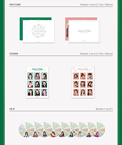 Amazon.co.jp: トゥワイス TWICE Merry & Happy 1st フルアルバム リ