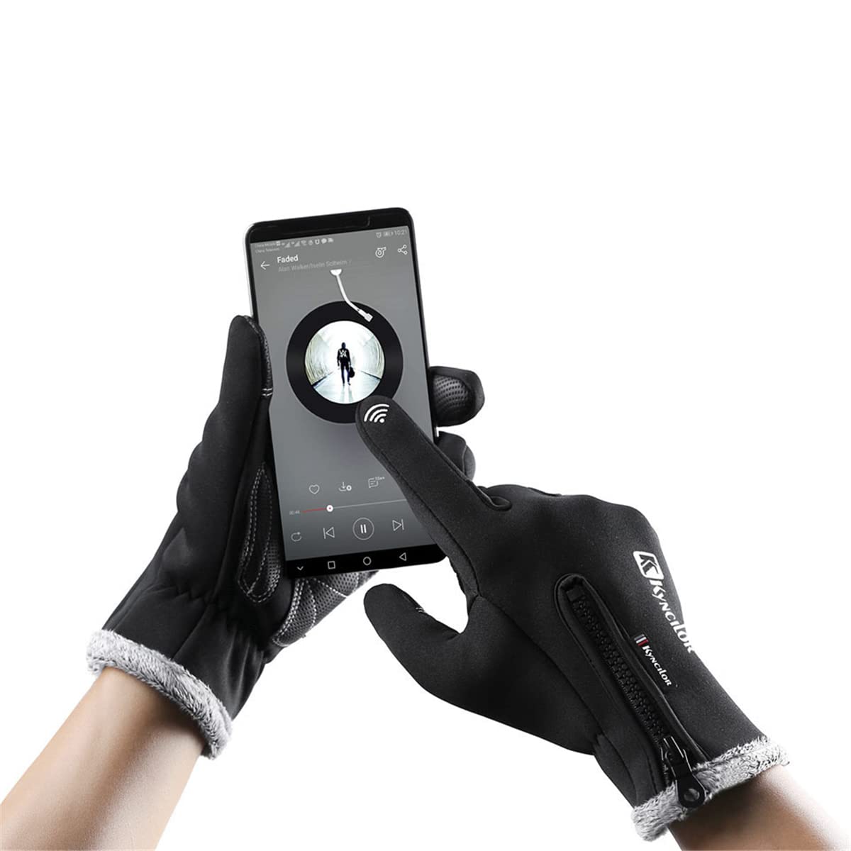 Handschuh, Handschuhe, Thermohandschuhe, Winterhandschuhe for Herren und Damen, Touchscreen-Handschuhe, warme Handschuhe for kaltes Wetter for Radfahren, Fahren, Laufen, Camping, Wandern