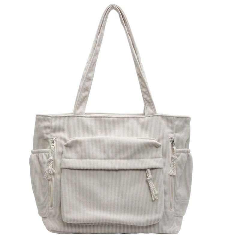 Bolso Tote Premium de Pana para Mujer Grande 40x30x13cm miniatura 7
