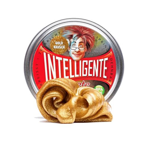 INTELLIGENTE knete - Goldrauch - so schön wie echtes Gold - BPA- und Glutenfrei (80g)