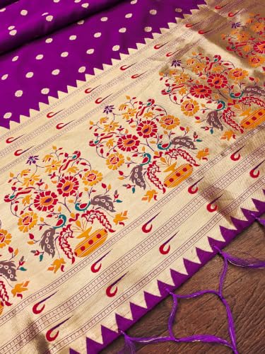 Image of DEVANGI Women's Woven Banarasi Silk Dupatta /Chunni For Women, Floral Print 1 Meter Wide and 2.3 Meter Length Printed Designer Dupatta /Chunni For Girls
