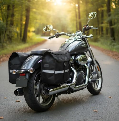 Alforge para Moto 60L – Super Espaçoso, Impermeável e Resistente, Ideal para Viagem, Trilha e Uso Diário