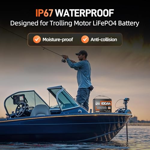 Image of 4PACK 12V 100Ah LiFePO4 Battery Lithium Built In 100A Smart BMS Portable Group 24 Size Lithium 1280Wh Battery 15000 Deep Cycles 10 Years Lifespan for RV Solar Energy Off Grid Trolling Motor